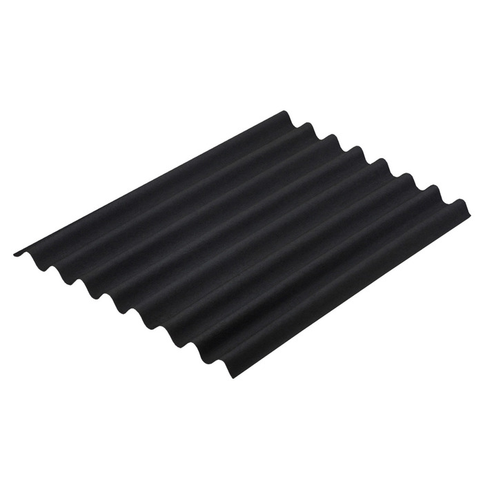 Bitumen takplate svart 0,76 x 1 meter